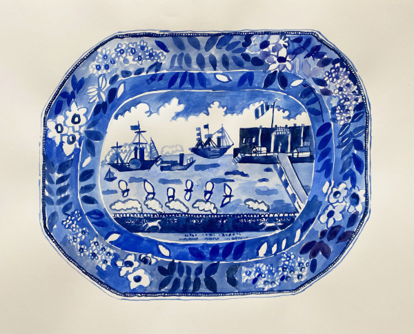 Historical Staffordshire Blue