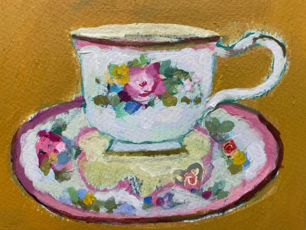 Rose Teacup